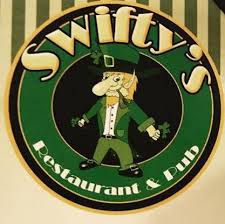 Swifty's Restaurant & Pub logo with leprechaun