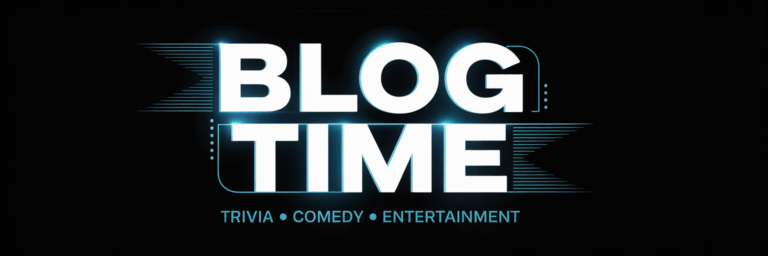 Blog Time: Trivia, Comedy, Entertainment Logo