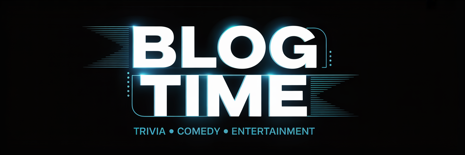 Blog Time: Trivia, Comedy, Entertainment Logo