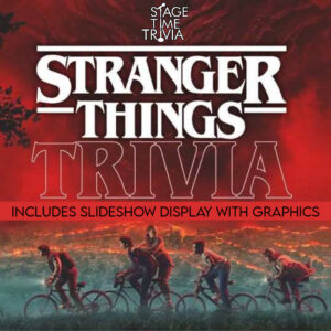 Stranger Things Trivia event with slideshow.