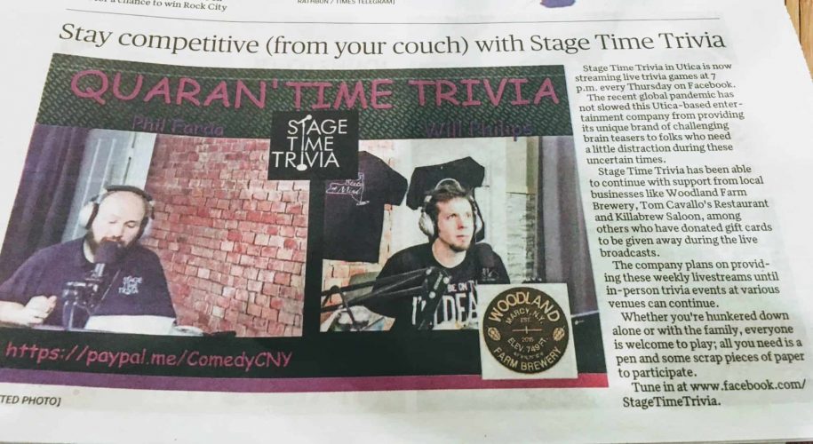 Phil and Will Stage Time article